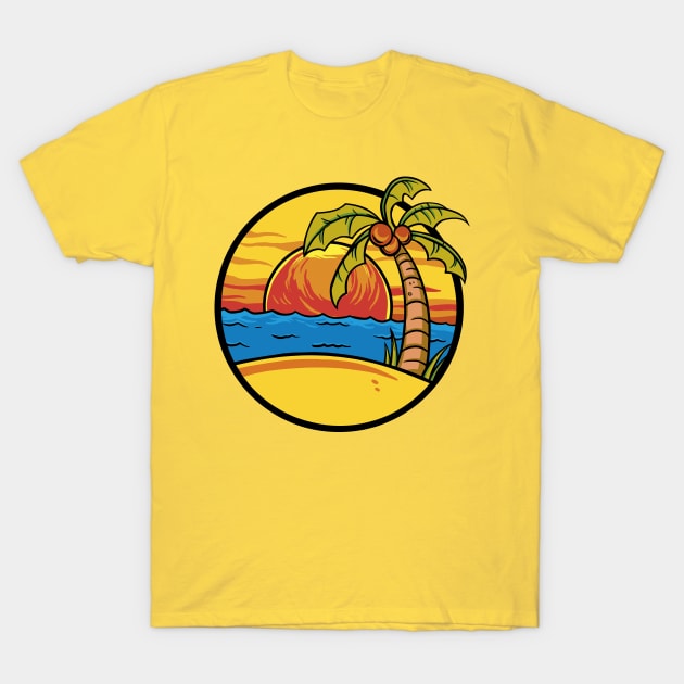 Beach Life T-Shirt by LR_Collections